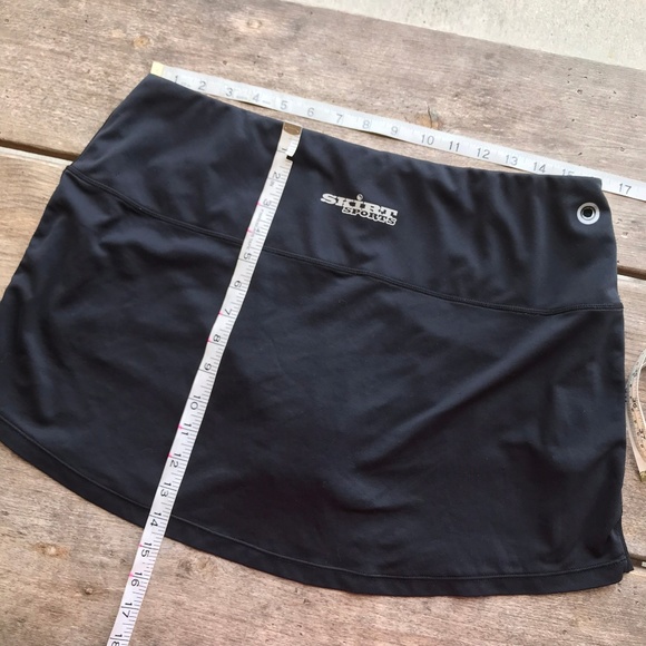 SkirtSports Skirt Sports Black Fitness Skort XL - Picture 6 of 7